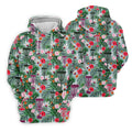 Tropical Disc Golf Basket Floral Polo Shirt, Hawaiian Golf Shirt, Golf Polo Shirts For Men
