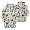 Santa Beer Christmas Golf Polo Shirt, Christmas Golf Shirt, Womens Golf Apparel