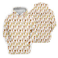 Adult Humor Ice Cream Golf Shirt, Funny Cone Pattern, Golf Shirt For Men