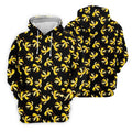 Banana Duck Hawaiian Golf Shirt, Men's Funny Golf Shirts, Polo Shirts For Men