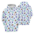 Autism Awareness Colors Puzzles Butterfly Floral Golf Shirt, Women's Golf Tops, Ladies Golf Shirts