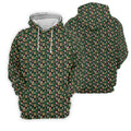 Six Seven Funny Christmas Green Golf Tops For Men, Christmas Golf Shirt, Men Golf Apparel