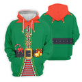 Funny Christmas Elf Cute Women's Golf Clothes, Ladies Golf Shirts, Christmas Golf Shirt
