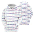 Blue And Pink Naughty Stick People White Golf Shirt, Ladies Golf Polos, Golf Gifts For Women
