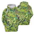 Paisley Print Green Golf Shirt, Ladies Golf Shirts, Golf Shirt For Women, Ladies Golf Polos