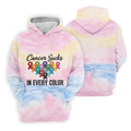 Cancer Sucks In Every Color Ribbon Polo Shirt, Ladies Golf Tops, Women’s Golf Polo