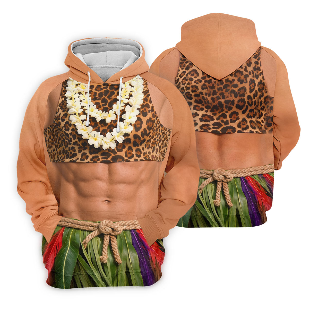 Hawaiian Hula Costume Muscle Polo Shirt, Women's Summer Shirts, Funny Shirts For Women