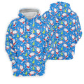 Funny Santa Claus Blue Golf Shirt, Christmas Golf Shirt, Fun Golf Shirts For Men, Golf Gift For Men
