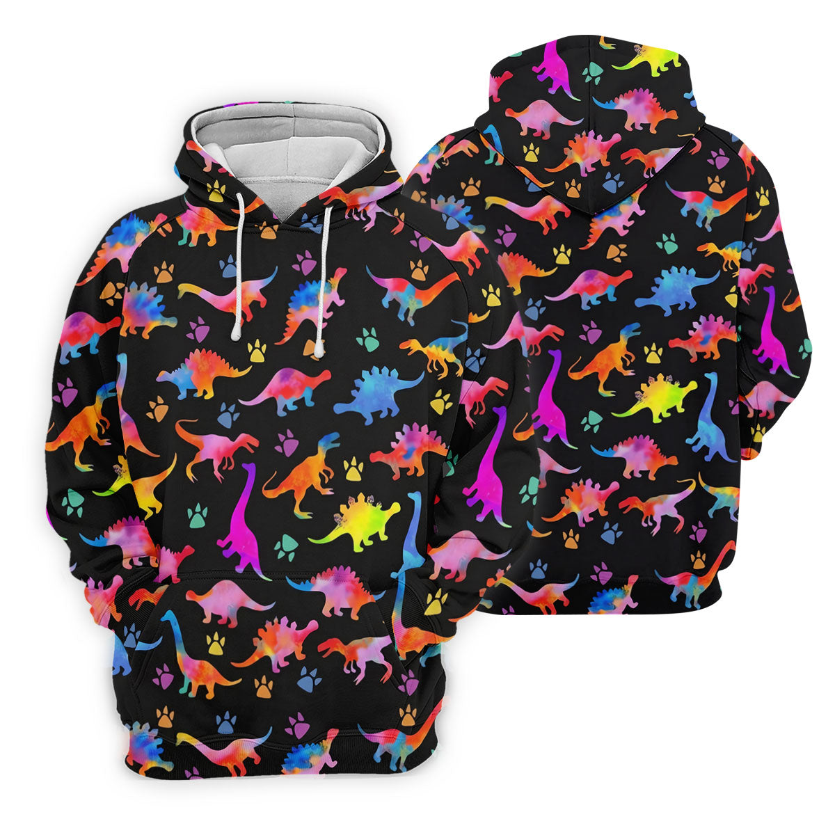 Dinosaur Lover Colorful Golf Shirt, Ladies Golf Shirts, Women's Golf Tops