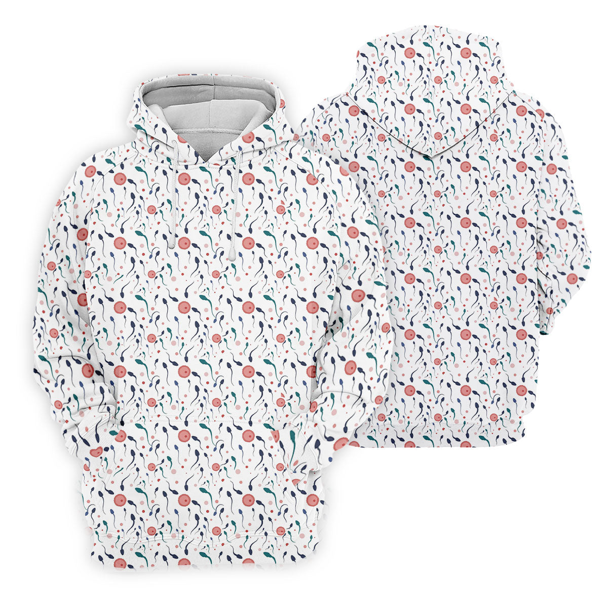 Funny Crazy Egg Fertilization White Golf Shirt, Golf Gifts For Valentine's Day, Polo Shirts For Men