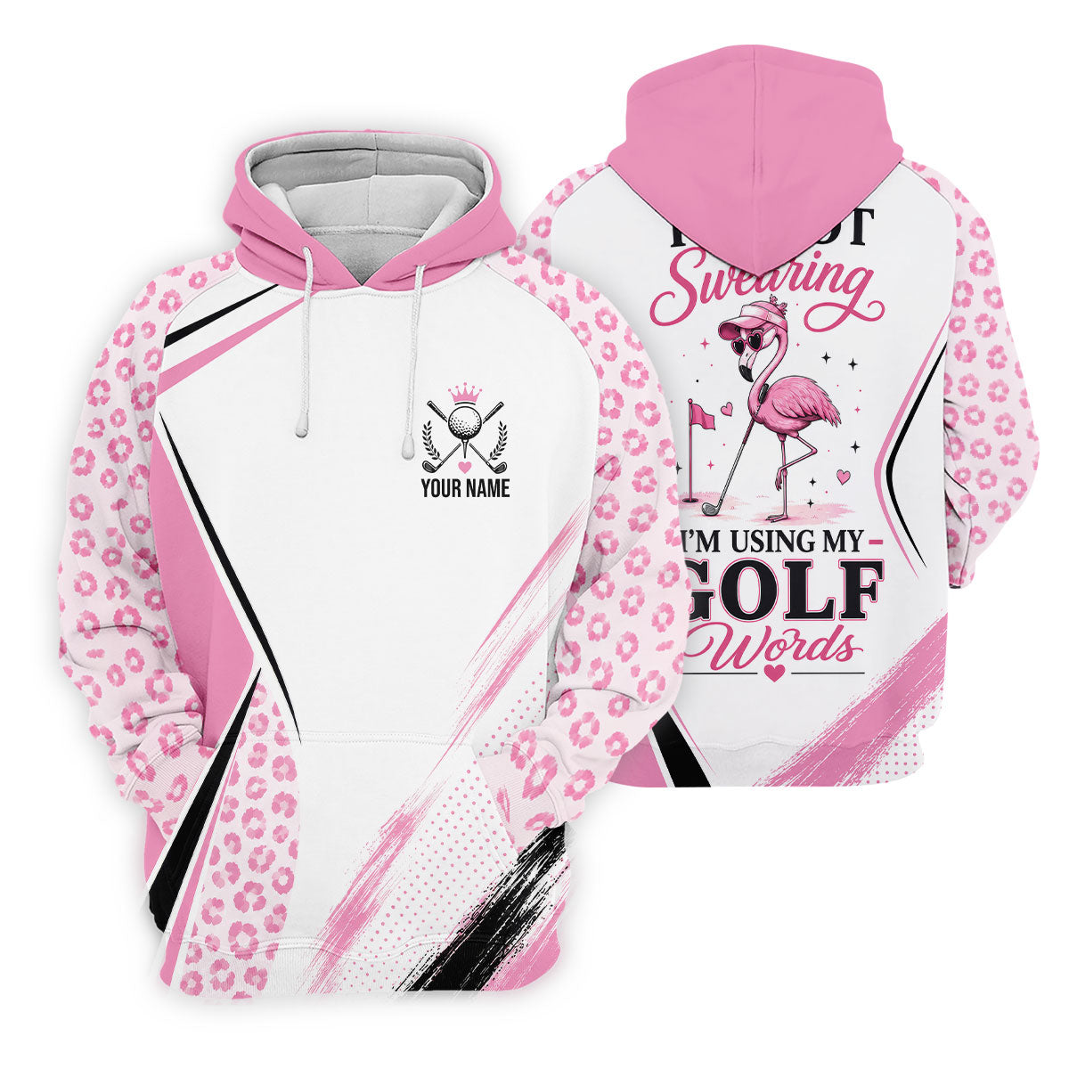 Custom I'm Not Swearing I'm Using My Golf Words Golf Shirt, Mens Golf Polo, Golf Shirts For Men