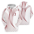 Geometric Line Wavy Line Maroon And White Women's Golf Tops, Ladies Golf Shirts, Women's Polo Shirt