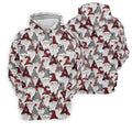Casual Christmas Golf Tops For Men, Gift Christmas Golf Shirt Polos, Men Golf Apparel
