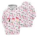 Par Then Bar Flamingo Golf Shirt, Tropical Party Polo Shirts For Men, Golf Shirts For Men