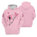 Just Breathe Butterfly Pink Ribbon Breast Cancer Polo Shirt, Golf Polo For Women