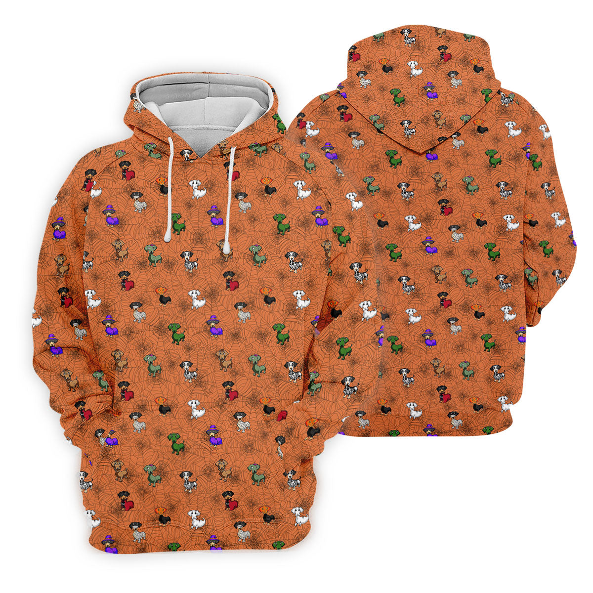 Costume Dogs Spider Web Halloween Golf Polo Shirt, Dog Lover Shirt, Golf Shirts For Men