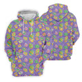 Colorful Painted Easter Eggs Women Golf Top, Cute Golf Outfit, Ladies Golf Shirts
