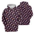 Cute Ghost Butt Halloween Pattern Golf Polo Shirt, Mens Golf Polo, Printed Golf Shirts