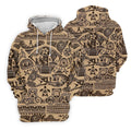 Polynesian Tribal Hawaiian Golf Shirt, Golf Shirts For Men, Mens Golf Apparel
