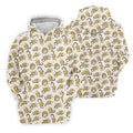 Cute Opossum Seamless Pattern Ladies Golf Tops, Golf Shirt For Women, Ladies Golf Shirts