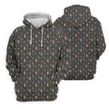 Funny Golf Lesson Alligator Pattern Polo Shirt, Golf Shirts For Men, Mens Golf Apparel
