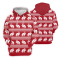 Reindeer Humping Seamless Pattern Golf Shirt, Christmas Golf Shirt, Golf Shirts For Men, Golf Gift For Men