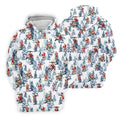 Santa Golfing Polo Shirt Mens, Fun Golf Shirts For Men, Christmas Golf Shirt, Golf Lover Xmas Gift