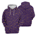 Purple Gravestone Bat Halloween Pattern Polo Shirt, Golf Shirts For Men, Mens Polo Shirts