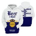 Beer And Golf The Perfect Combination Golf Tops For Men, Golf Shirts For Men, Polo Shirts For Men