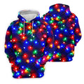 Christmas Lights Pattern Christmas Golf Shirt, Golf Shirts For Men, Mens Golf Apparel