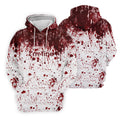 I'm Fine Bloody Splatter Halloween Golf Polo Shirt for Men, Mens Golf Shirts, Golf Apparel For Men
