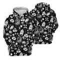 Dead Tired Coffee Breakfast Pattern Golf Shirt, Women's Golf Tops, Golf Shirts For Women
