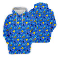 Playful Geometric Memphis Style Golf Tops For Men, Polo Shirts For Men, Golf Shirts For Men