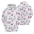 Funny Par Tee Girl Golfer Pattern Golf Polo Shirt, Polo Shirts For Men, Mens Golf Apparel