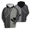 Polynesian Tribal Pattern Vintage Golf Shirt, Hawaiian Golf Shirt, Polo Shirts For Men