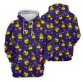 Funny Yellow Duck Sunglasses Golf Shirt, Men's Golf Shirt, Cute Golf Outfit, Polo Shirts For Men