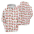 Colorful Dancing Character Pattern Polo Shirt, Printed Golf Shirt, Women’s Golf Apparel