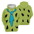 Green Stone Age Costume Hawaiian Golf Shirt, Mens Golf Polo, Golf Shirts For Men