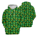 Four Leaf Clovers Golden Horseshoes St Patrick's Day Golf Shirt, Women's Golf Tops, Ladies Golf Polos