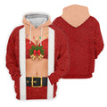 Men's Funny Mrs Claus Costume Golf Shirt, Christmas Golf Shirt, Golf Apparel For Men