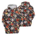 Cute Possums Hibiscus Flowers Golf Polo, Island Foliage Hawaiian Golf Shirt, Golf Tops For Women, Golfing Apparel