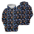 Colorful Dinosaur Hawaiian Golf Shirt, Cute Golf Outfit, Women's Golf Tops, Ladies Golf Shirts