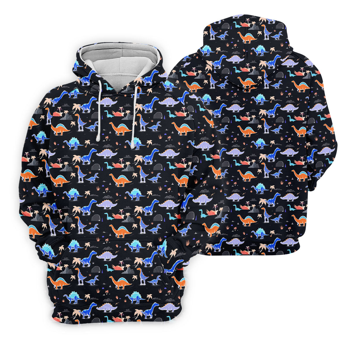 Colorful Dinosaur Hawaiian Golf Shirt, Cute Golf Outfit, Women's Golf Tops, Ladies Golf Shirts
