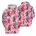 Bigfoot Pink Ribbon Floral Breast Cancer Polo Shirt, Women’s Golf Polo, Ladies Golf Top