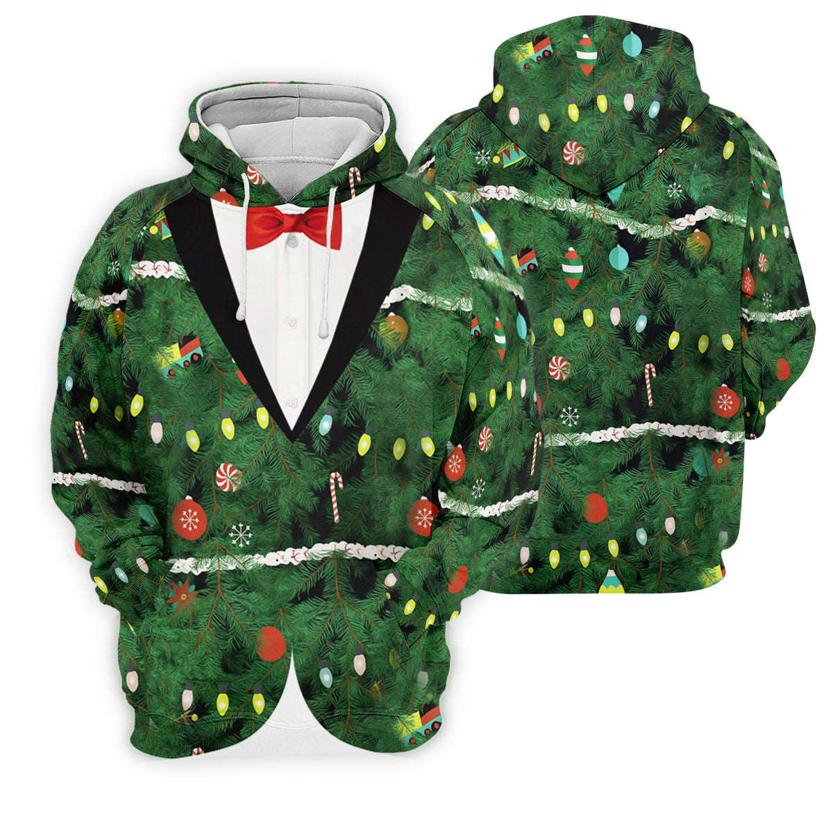 Christmas Tree Needles Green Festive Men's Golf Polo Shirts, Christmas Golf Shirt, Golf Gift For Men
