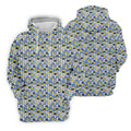 Funny Beer Pretzel Cleavage Pattern Golf Polo Shirt, Womens Golf Tops, Ladies Golf Top