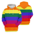 LGBT Rainbow Pride Month Celebrate Golf Tops For Men, Pride Colors Golf Shirts For Men