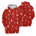 Funny Duck Merry Xmas Red Golf Shirts, Gifts For Golf Lovers, Polo Shirts For Men, Golfing Apparel