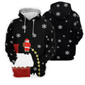 Santa Peeing Funny Christmas Golf Tops For Men, Christmas Golf Shirt, Men's Funny Golf Shirts