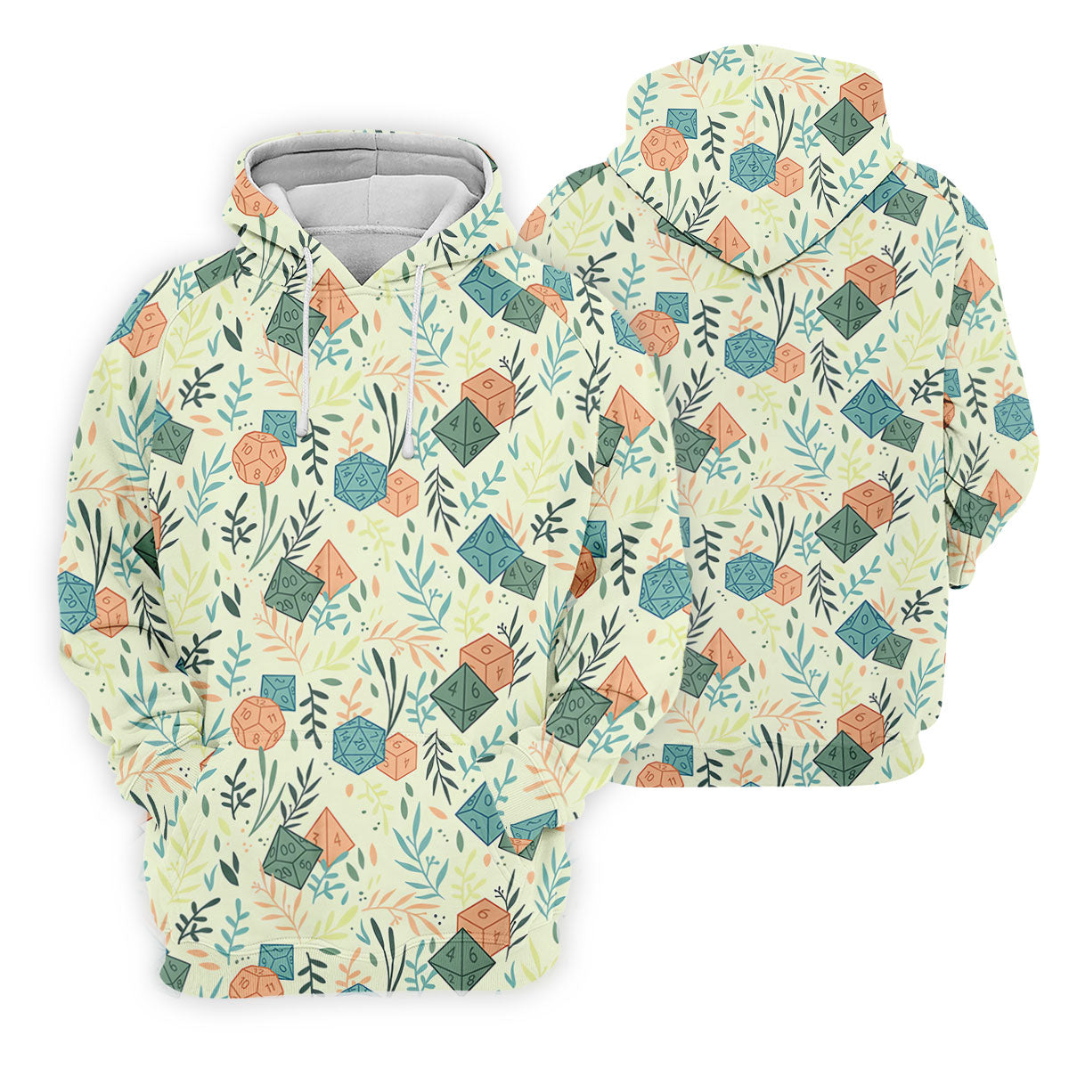 Polyhedral Dice Dragon Game Tropical Vibe Golf Tops For Men, Polo Shirts For Men, Golf Shirts For Men